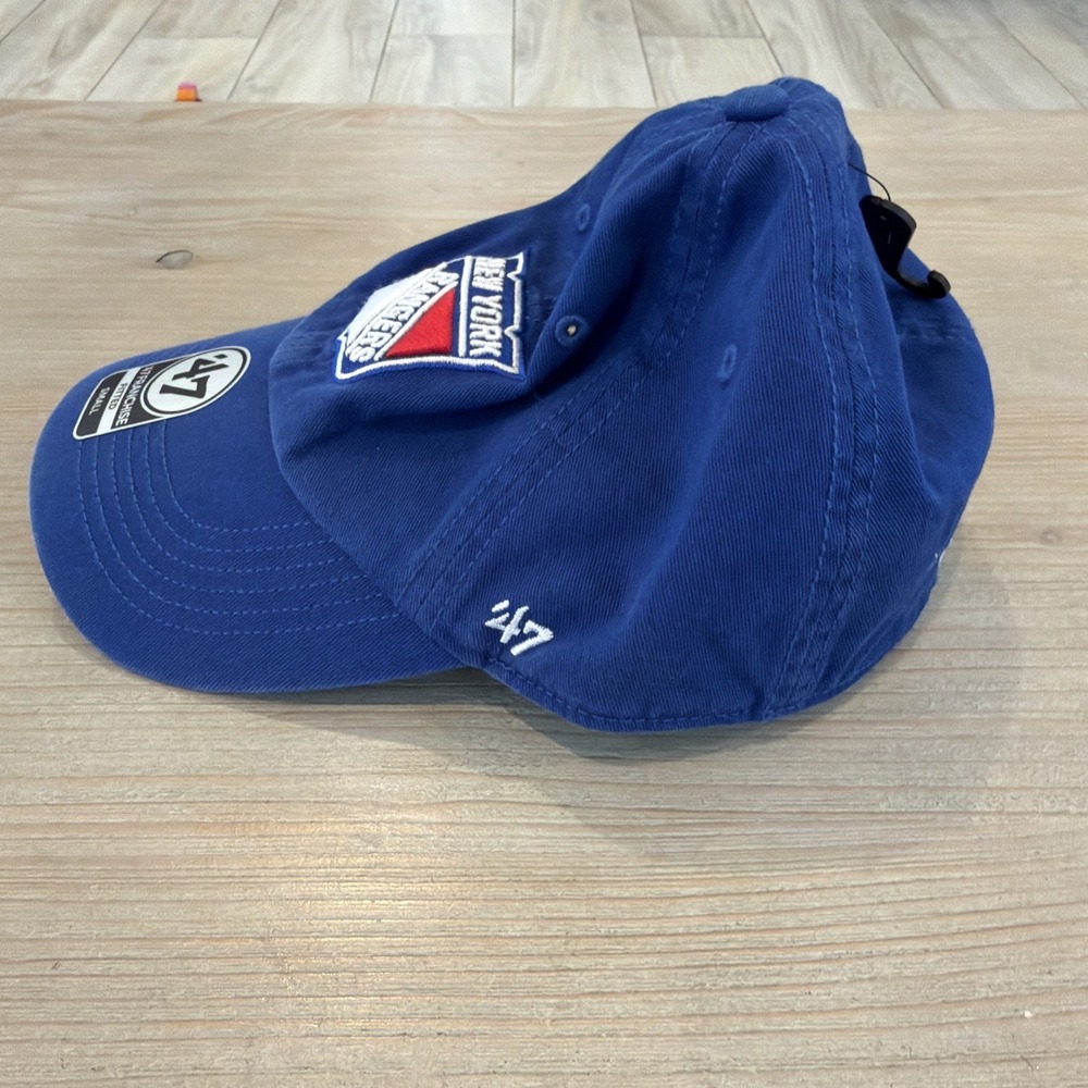 New York Rangers '47 Brand Blue Fitted Franchise Hat Small S New - Picture 2 of 4